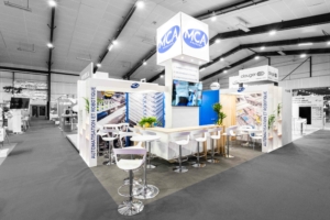 Stand sur-mesure de Funéplus pour le salon Funéraire Paris 2023