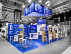 Stand sur-mesure de Funéplus pour le salon Funéraire Paris 2023