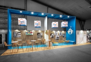 Stand sur-mesure de Funéplus pour le salon Funéraire Paris 2023