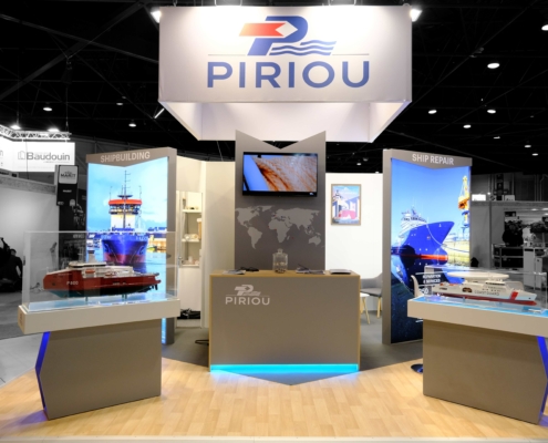 Stand Piriou sur le salon Euromaritime 2026