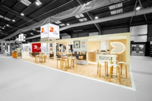 Stand sur-mesure de Funéplus pour le salon Funéraire Paris 2023