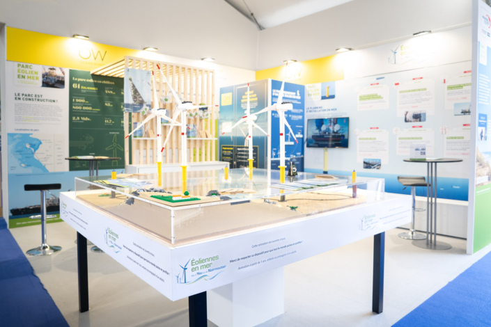 Photographie Stand Eolienne En Mer Maël Gonnet 6 Vitrine stand Eolienne en mer
