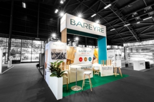 Stand sur-mesure de Funéplus pour le salon Funéraire Paris 2023