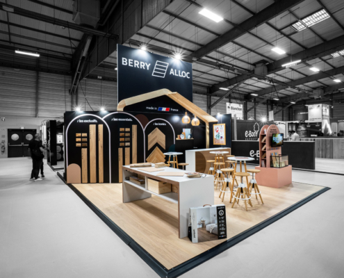 Stand Berry Alloc sur le salon Carrefour International du Bois 2026
