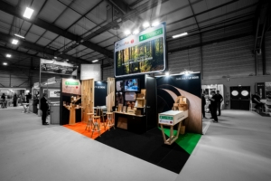 Stand sur-mesure de Funéplus pour le salon Funéraire Paris 2023