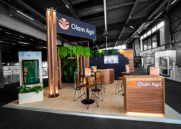 Stand Olam Agri sur le CIB