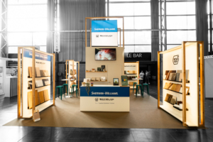 Stand Funéplus pour le Salon Funéraire Paris 2023 Stand sur-mesure de Funéplus pour le salon Funéraire Paris 2023
