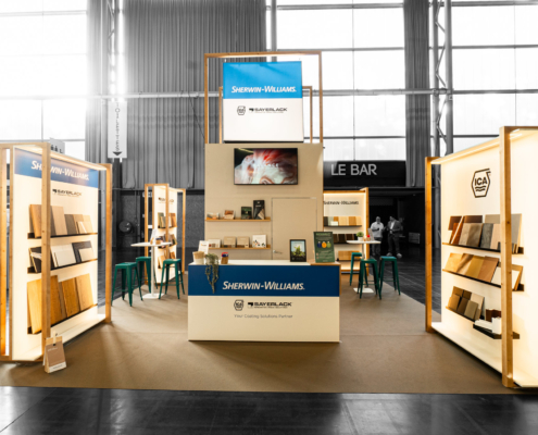 Stand Sherwin-Williams sur le salon CIB 2026