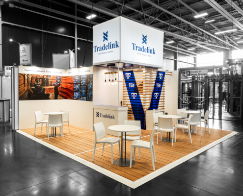 Stand Tradelink sur le salon Carrefour International du Bois 2026 à Nantes