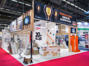 Stand modulaire - Pubvolume Réalisations Stand exposition SIMPSON STRONG